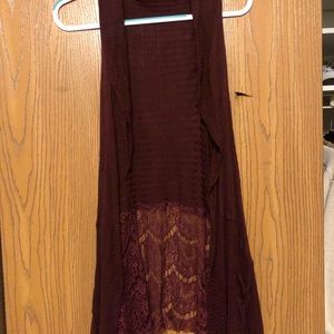 Grace and lace sweater vest